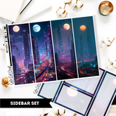 Cyberpunk City Sidebar Set