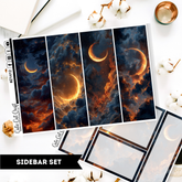 Fire Moon Sidebar Set