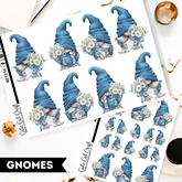 Blue Daisy Gnomes