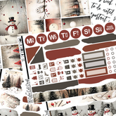Christmas Night #407 || Journaling Sheets