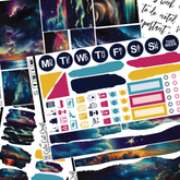 Galaxy Over The Sea #228 || Journaling Sheets