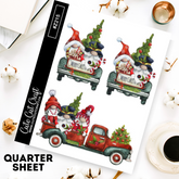 Christmas Truck Gnomes