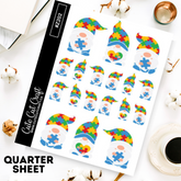 Autism Gnomes || Deco Sheet
