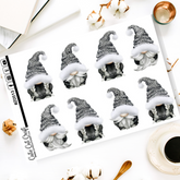 XL Snow Leopard Gnomes