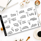 Spring Bucket List || Quote Sheet