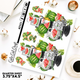 Watermelon Tiered Tray Gnomes