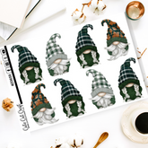 XL Plaid Leaf Gnomes
