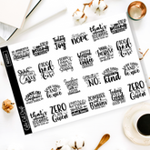 Sassy Quotes || Deco Sheet