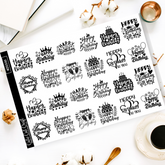 Birthday Quotes || Deco Sheet
