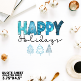 Winter Quote Sheet 8