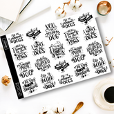 Dog Quotes || Deco Sheet