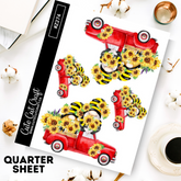 Sunflower Gnome Truck