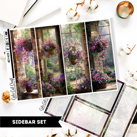Hanging Flowers Sidebar Set