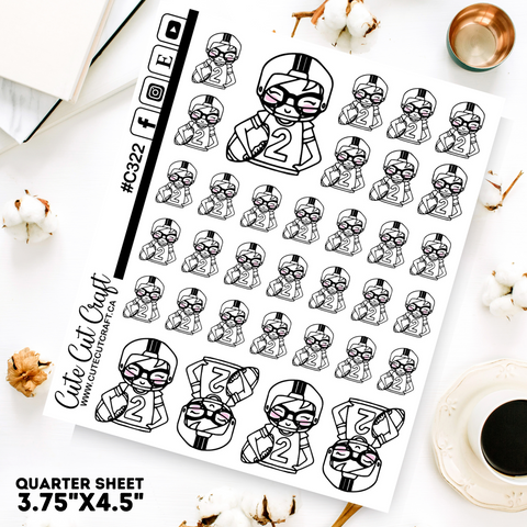 Football Paige #322 || Planner Paige