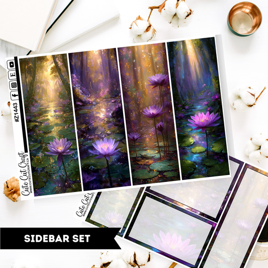 Water Lily Sidebar Set 2000