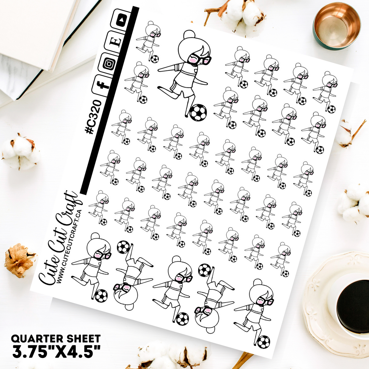 Soccer Paige #320 || Planner Paige