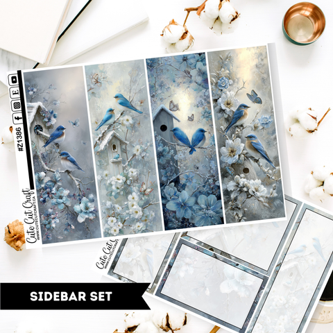 Winter Bird Sidebar Set