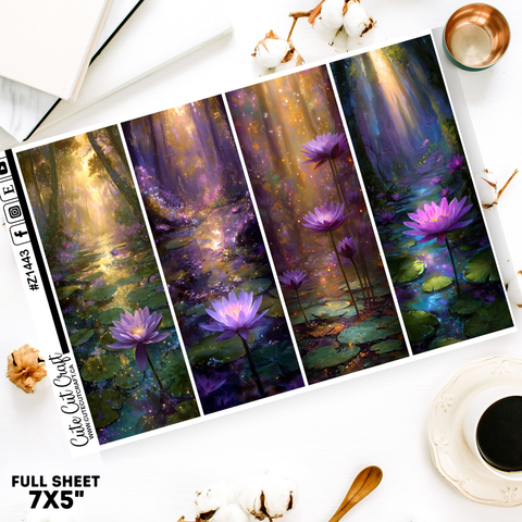 Water Lily Sidebar Set