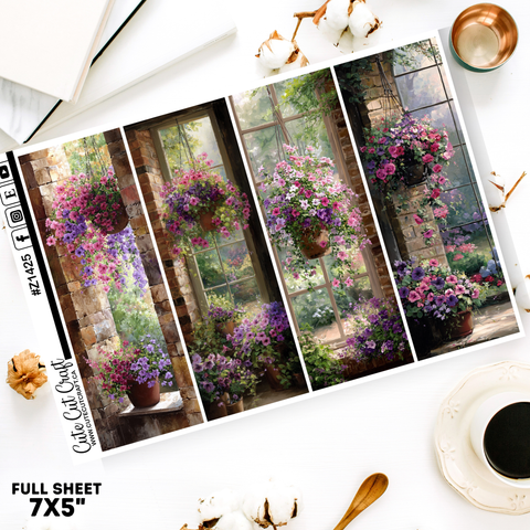 Hanging Flowers Sidebar Set