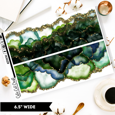 Green Agate || Border Collection