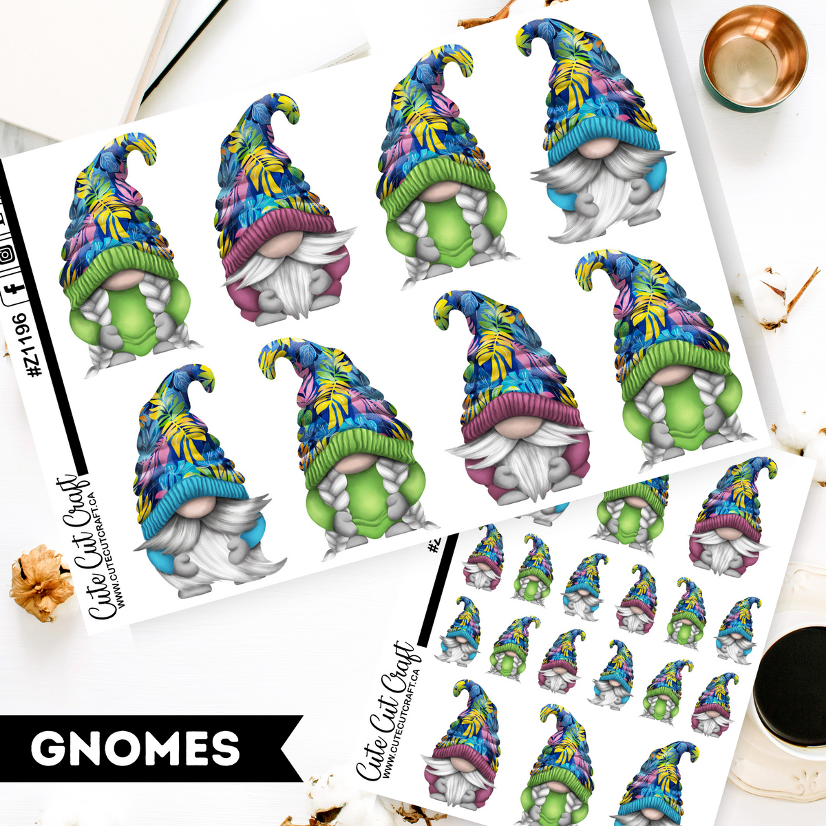 Bright Tropical Gnomes