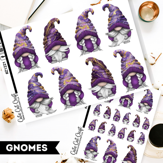 Purple Marble Gnomes 2000