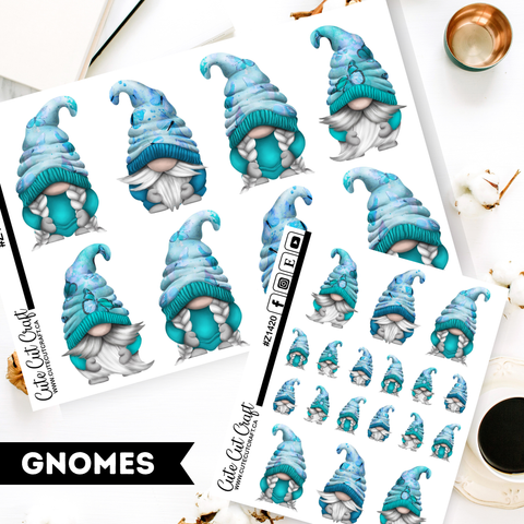 Blue Butterfly Gnomes