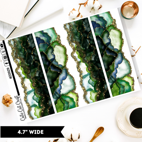 Green Agate || Border Collection