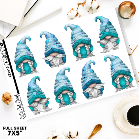 Blue Butterfly Gnomes