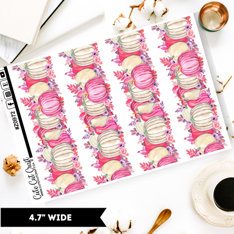 Pink Pumpkin || Border Collection