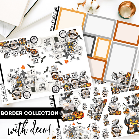 Boo Ghost Gnomes || Border Collection