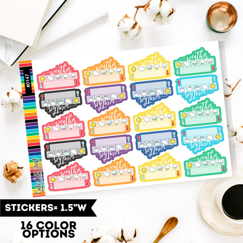 Weather Tracker || Functional Sheets