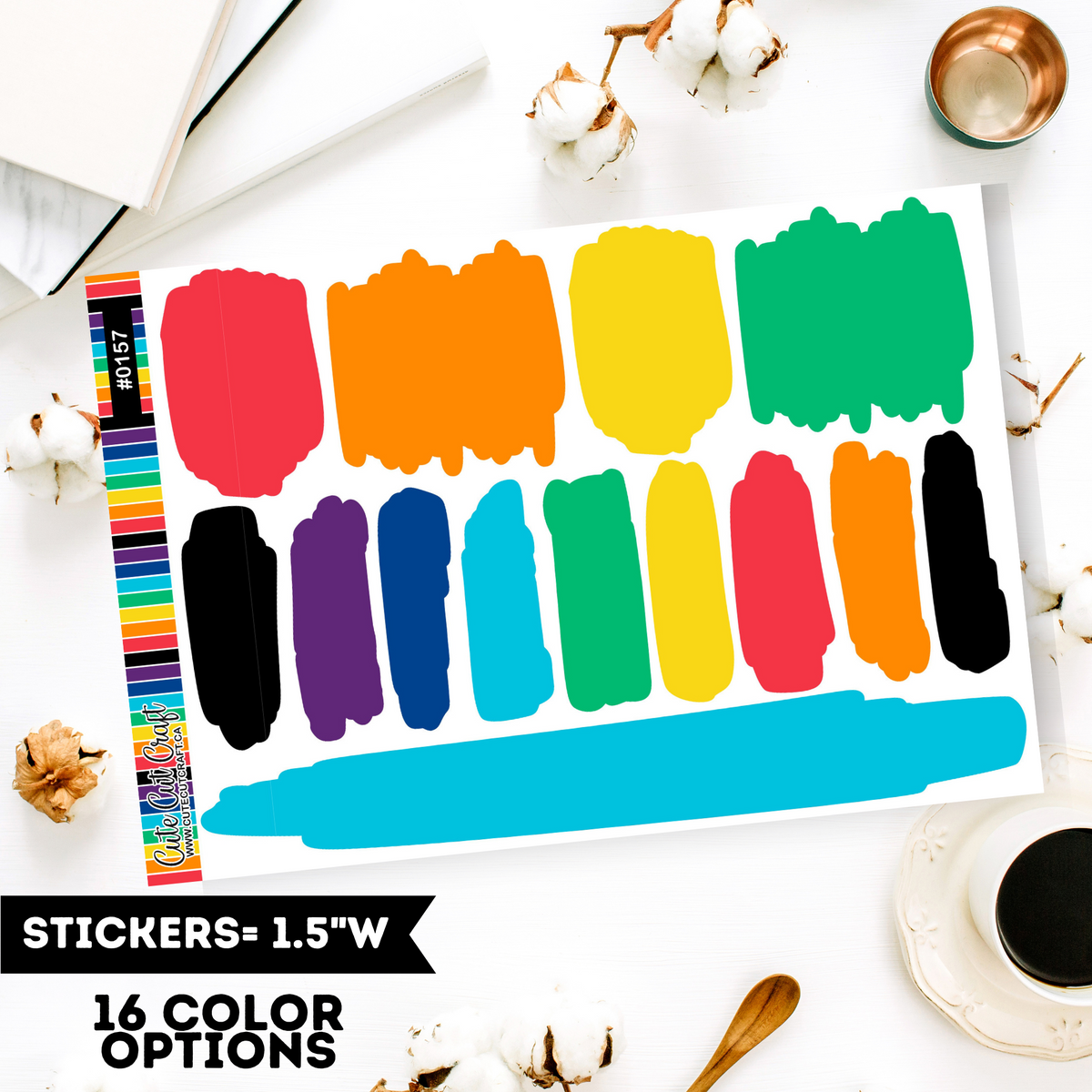 XL Brush Strokes || Functional Sheets