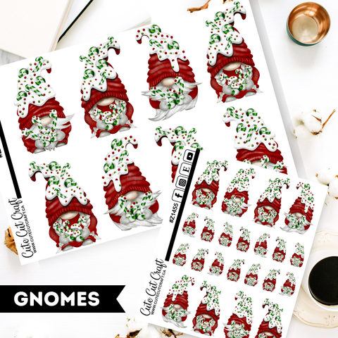 Green Candy Cane Gnomes
