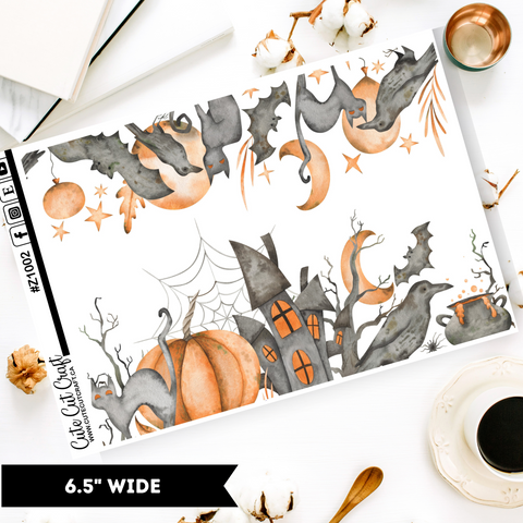 Orange Halloween || Border Collection