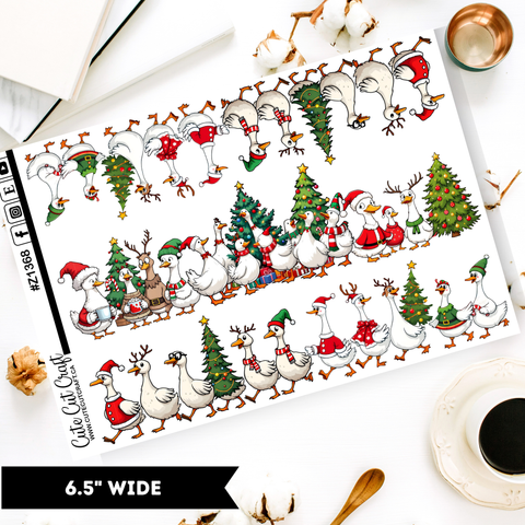 Christmas Goose || Border Collection