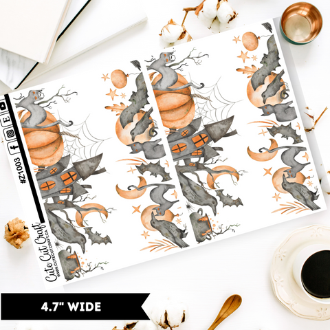 Orange Halloween || Border Collection