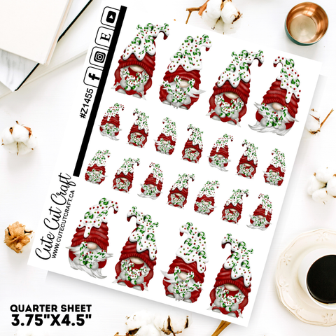 Green Candy Cane Gnomes