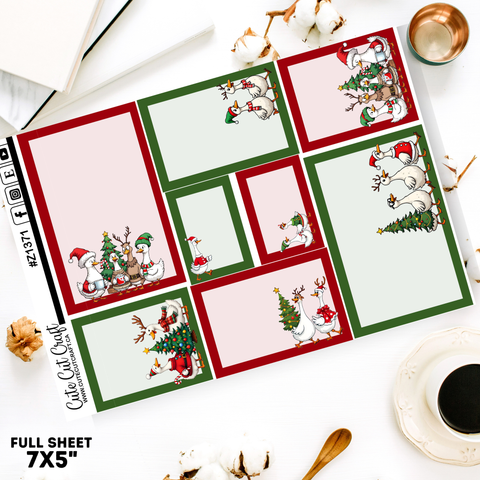 Christmas Goose || Border Collection