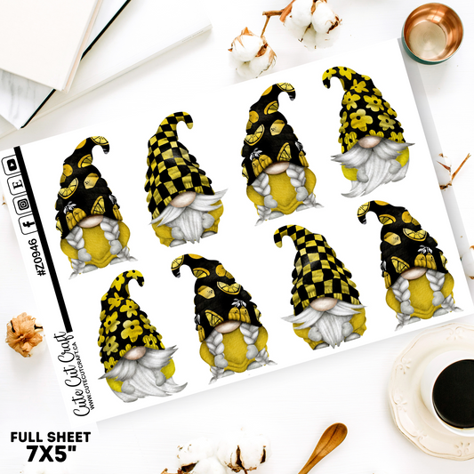 XL Black Lemon Gnomes 2000