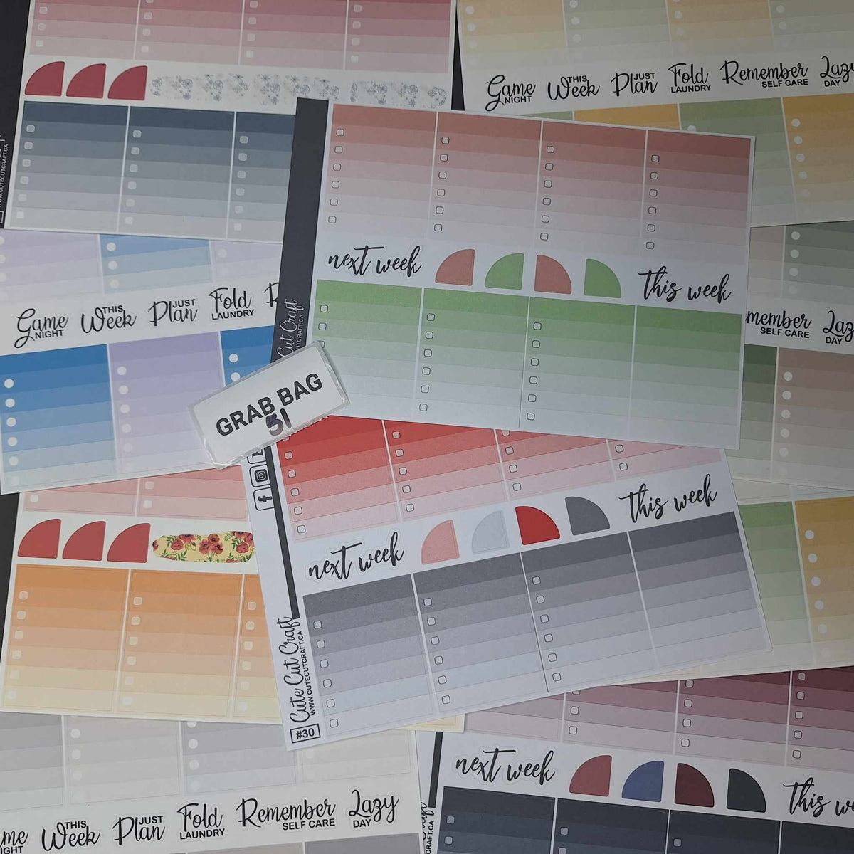 Ombre Box Sheet #33 || Grab Bag #51