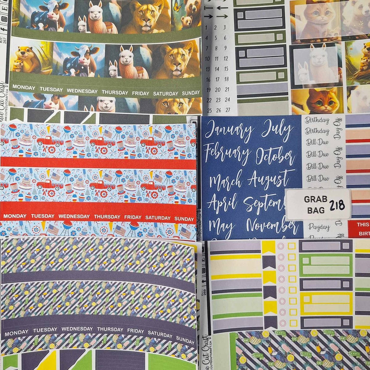 EC 7x9 Monthly || Grab Bag #218