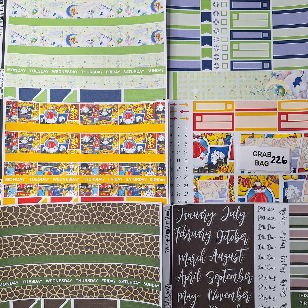 CHP 7x9 Monthly || Grab Bag #226