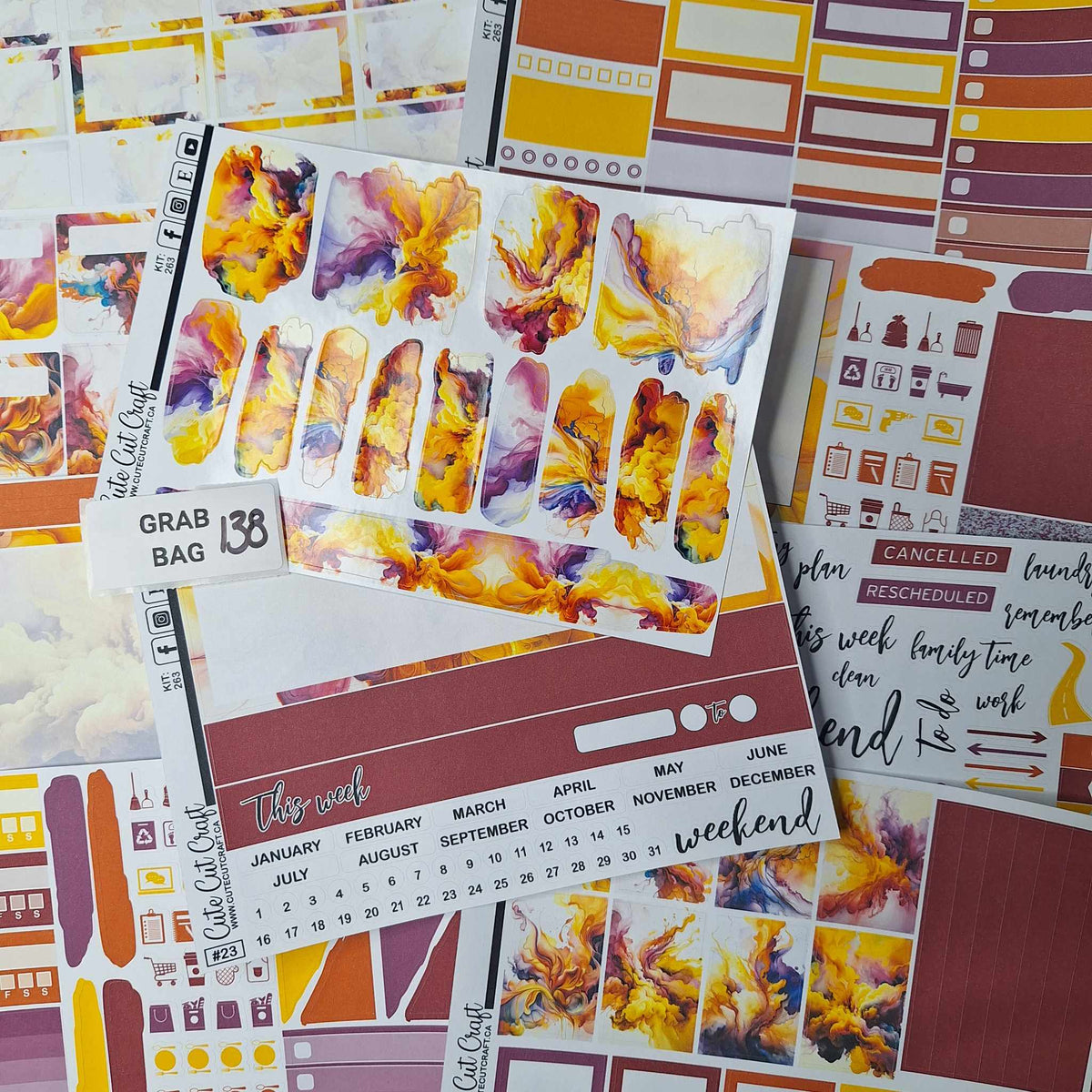 Ink Burst #263 || Grab Bag #138 w/glossy