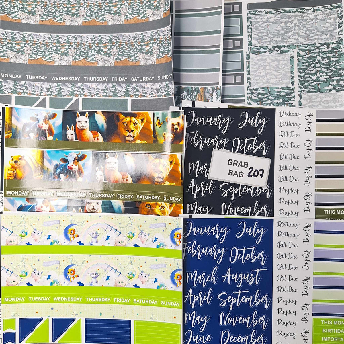 EC 7x9 Monthly || Grab Bag #207 w/glossy