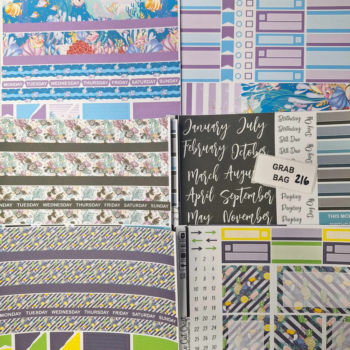 CHP 7x9 Monthly || Grab Bag #216