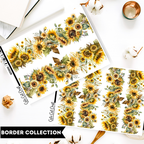 Sunflowers || Border Collection