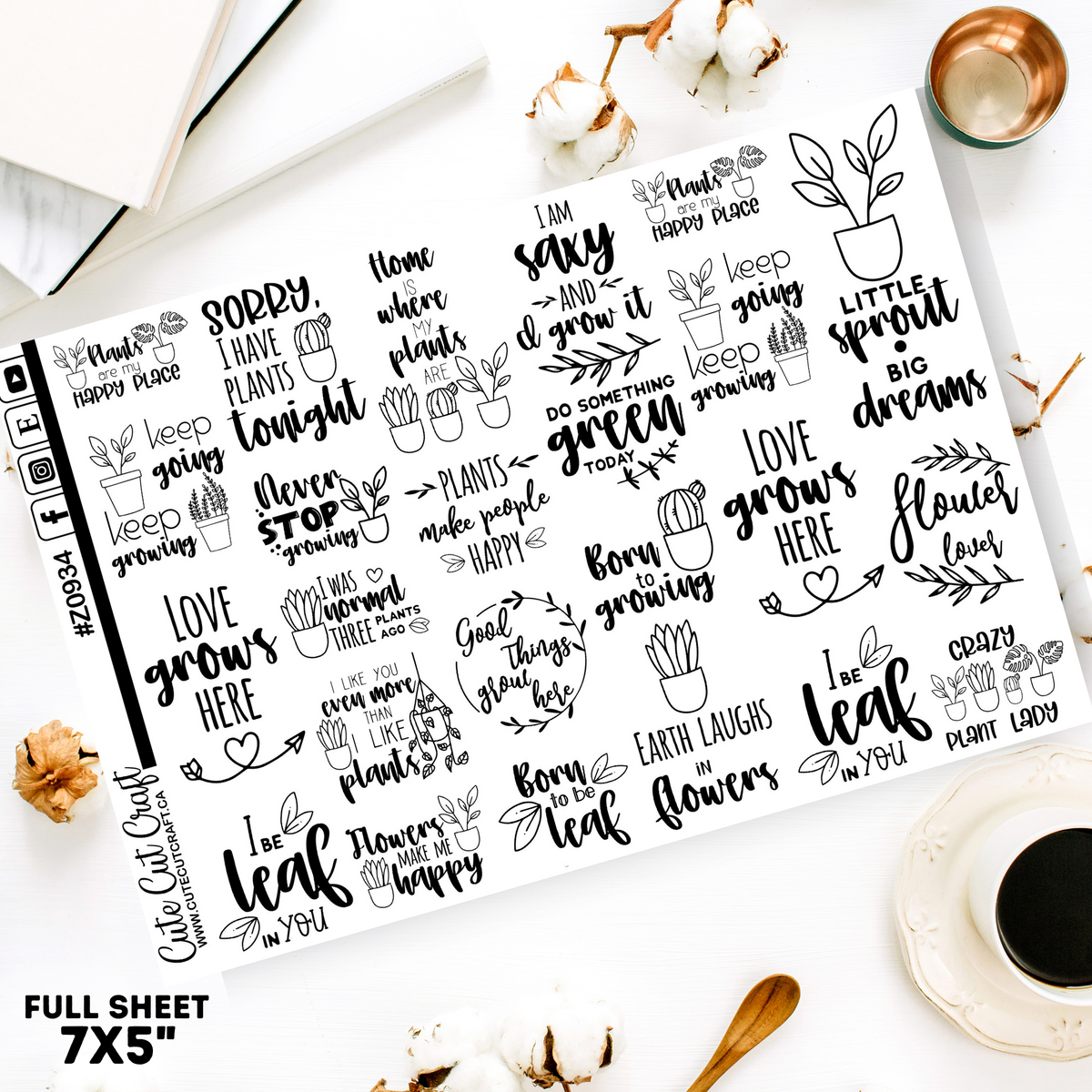 Plant Quotes || Deco Sheet