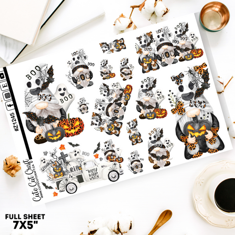 Boo Ghost Gnomes || Border Collection