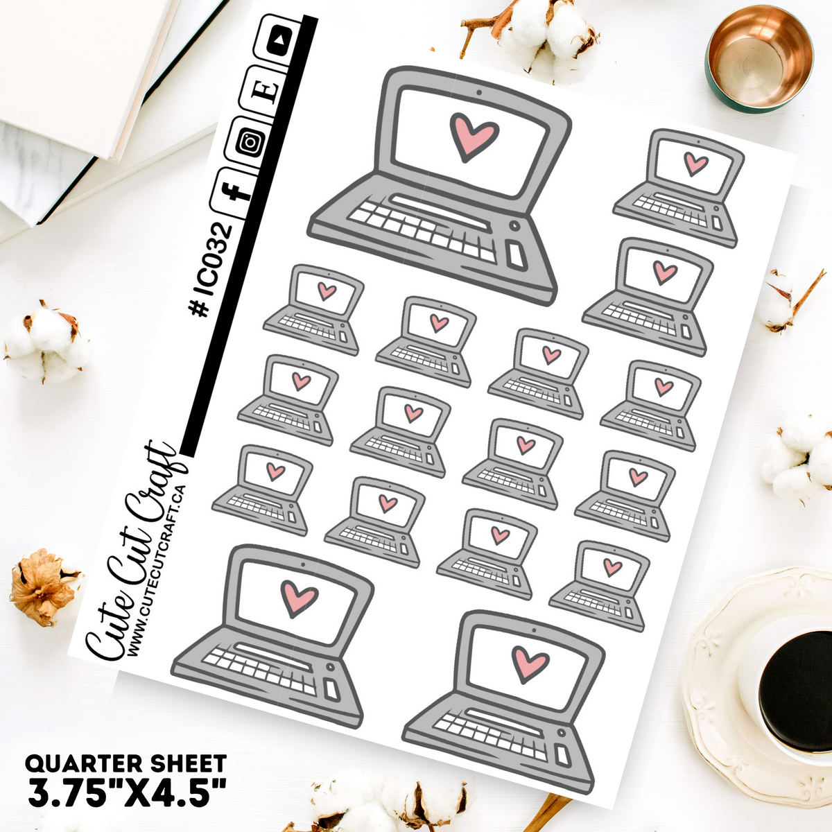 Laptop #032 || Decorative Icons